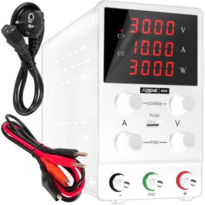 Alimentation de laboratoire numérique - 0-30V 0-10A 300W X3010 Alimentation de laboratoire numérique - 0-30V 0-10A 300W X3010
