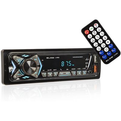 Radio samochodowe Blow X-Pro - Bluetooth, MP3, USB, Micro USB, Wyświetlacz LCD Radio samochodowe Blow X-Pro - Bluetooth, MP3, USB, Micro USB, Wyświetlacz LCD