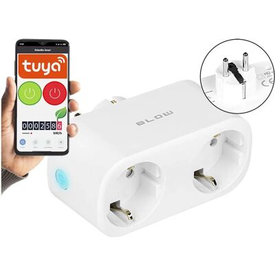 Chytrá Wi-Fi zásuvka Blow 72-072 - Dvojitá 3600W Chytrá Wi-Fi zásuvka Blow 72-072 - Dvojitá 3600W
