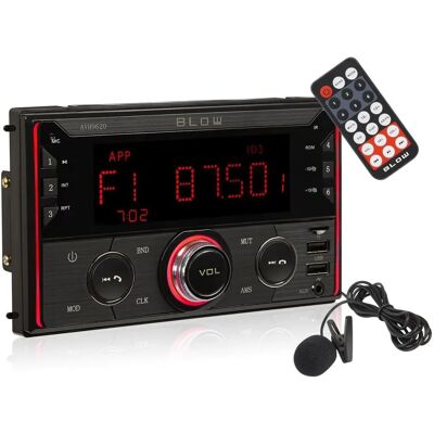 Radio samochodowe Blow AVH-9620 2Din - Ekran dotykowy, Bluetooth, USB Radio samochodowe Blow AVH-9620 2Din - Ekran dotykowy, Bluetooth, USB