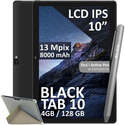 BLOW Blacktab10 4/128GB 4G LTE Tablet - Produkttyp BLOW Blacktab10 4/128GB 4G LTE Tablet - Produkttyp