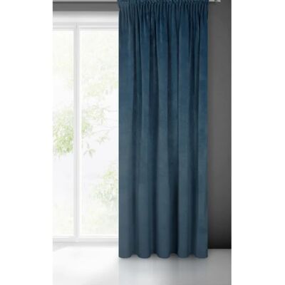 Eurofirany VILLA Dark Blue Velvet Curtain - Curtain Eurofirany VILLA Dark Blue Velvet Curtain - Curtain