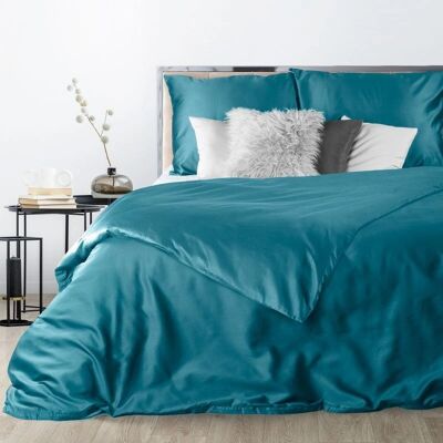 Eurofirany Unisex Bettwäsche - Baumwollsatin 180x200 - Türkis - Bettwäsche Eurofirany Unisex Bettwäsche - Baumwollsatin 180x200 - Türkis - Bettwäsche