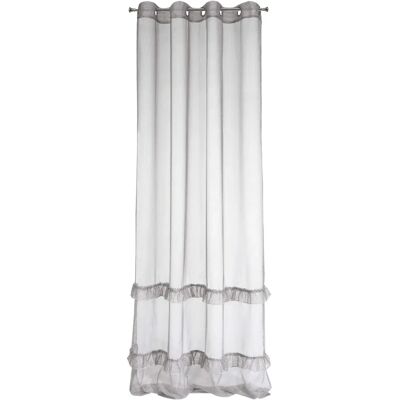 Eurofirany Unisex Vorhang - 140x250cm - Grau - Polyester - Diva Line Eurofirany Unisex Vorhang - 140x250cm - Grau - Polyester - Diva Line