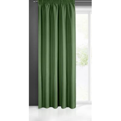 Eurofirany Unisex's Drape - Green 140x270cm Curtain Eurofirany Unisex's Drape - Green 140x270cm Curtain
