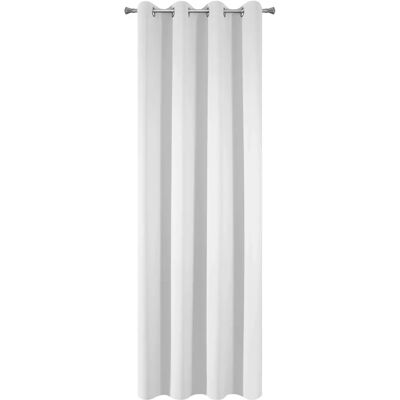 MyBestHome Sierra Tenda Oscurante Bianca - Decor 135x250cm MyBestHome Sierra Tenda Oscurante Bianca - Decor 135x250cm