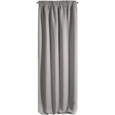 Eurofirany Unisex Drape Model 396287 - Szara Zasłona 135x270 cm Eurofirany Unisex Drape Model 396287 - Szara Zasłona 135x270 cm