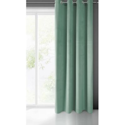Eurofirany Kaki Unisex Drape - 140x250cm - Elegant Velvet Curtain Eurofirany Kaki Unisex Drape - 140x250cm - Elegant Velvet Curtain