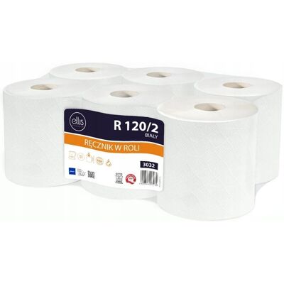ReinigungsBerater R Ellis Comfort 120/2 Biały - Rolki papieru ReinigungsBerater R Ellis Comfort 120/2 Biały - Rolki papieru