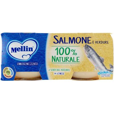 Danone Nutricia Omogeneizzato Salmone 2x80g - Alimento per l'Infanzia Danone Nutricia Omogeneizzato Salmone 2x80g - Alimento per l'Infanzia
