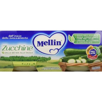 Nourriture bébé Danone Nutricia Zucchini - Sans gluten, 2x80g - Publicité Nourriture bébé Danone Nutricia Zucchini - Sans gluten, 2x80g - Publicité
