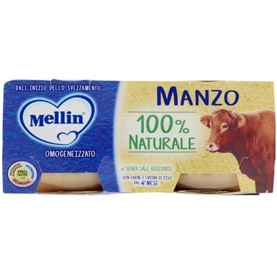 Mielin Purée de Viande de Bœuf et Riz - Nourriture pour Bébé - Sans Gluten - Publicité Mielin Purée de Viande de Bœuf et Riz - Nourriture pour Bébé - Sans Gluten - Publicité