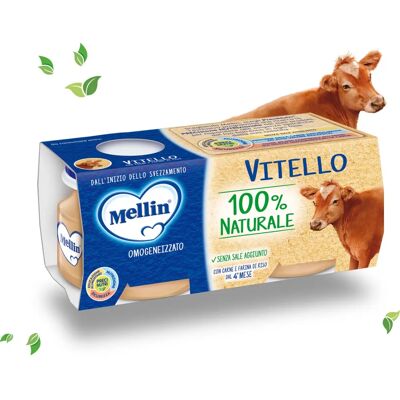 Alimento per bebè Mellin - Vitello e riso - Da 4 mesi Alimento per bebè Mellin - Vitello e riso - Da 4 mesi