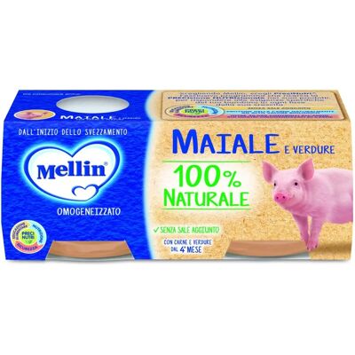 Danone Nutricia Porc et légumes Nourriture bébé - Sans gluten - Publicité Danone Nutricia Porc et légumes Nourriture bébé - Sans gluten - Publicité