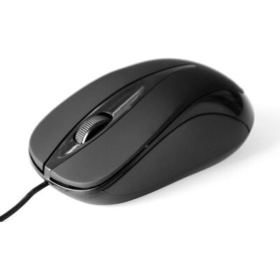 Media-Tech Schwarze Ambidextrous Optische Maus - 800 DPI - Maus Media-Tech Schwarze Ambidextrous Optische Maus - 800 DPI - Maus
