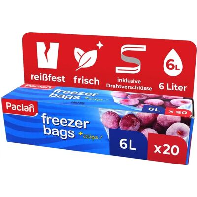 Franz Mensch Gefrierbeutel - Transparent - 6L Franz Mensch Gefrierbeutel - Transparent - 6L