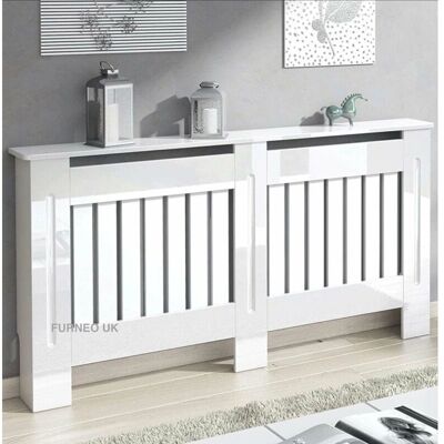 Furneo - Radiator Cover - High Gloss White Furneo - Radiator Cover - High Gloss White