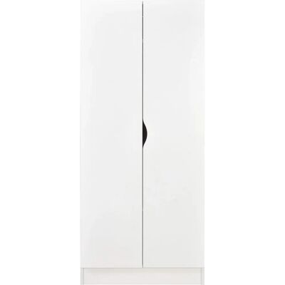 LEOMARK Armoire blanche Roma à deux portes - Publicité LEOMARK Armoire blanche Roma à deux portes - Publicité