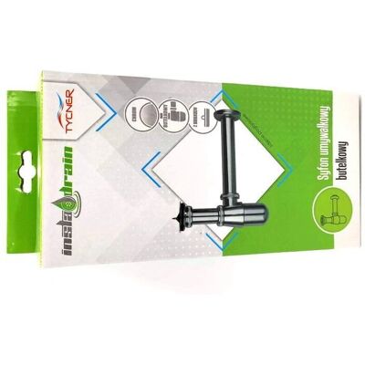 Tycner Siphon für Waschbecken/Bidet - Chrom - 32mm Tycner Siphon für Waschbecken/Bidet - Chrom - 32mm