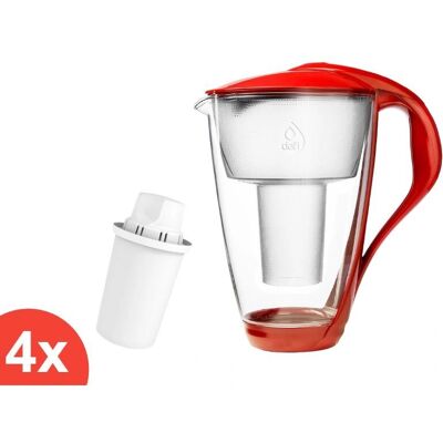 Dafi Crystal - Caraffa filtrante da 2L grafite + 4 filtri Dafi Crystal - Caraffa filtrante da 2L grafite + 4 filtri