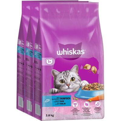 Whiskas Tonijn Kattenvoer - 3 x 3,8 kg - Complete Voeding Whiskas Tonijn Kattenvoer - 3 x 3,8 kg - Complete Voeding