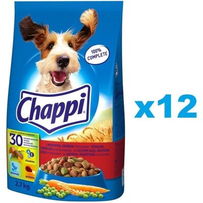 CHAPPI 3x2.7 kg - Trockenfutter für Hunde CHAPPI 3x2.7 kg - Trockenfutter für Hunde