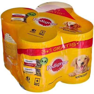 Pedigree Rind Huhn mit Gelee Nassfutter - 4x400g Pedigree Rind Huhn mit Gelee Nassfutter - 4x400g