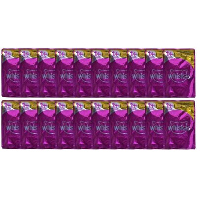 Nourriture pour chats Whiskas Poulet Dinde Canard - 80x85g - Publicité Nourriture pour chats Whiskas Poulet Dinde Canard - 80x85g - Publicité