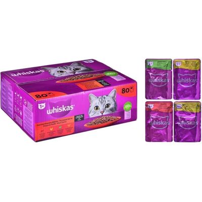 Whiskas Klasszikus Ételek Szószban - Konzerv macskáknak Whiskas Klasszikus Ételek Szószban - Konzerv macskáknak
