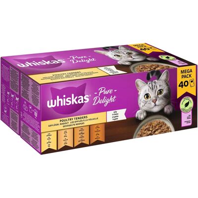 Whiskas Pure Delight Nourriture Chat Poulet Canard Volaille - Nourriture Chat Whiskas Pure Delight Nourriture Chat Poulet Canard Volaille - Nourriture Chat