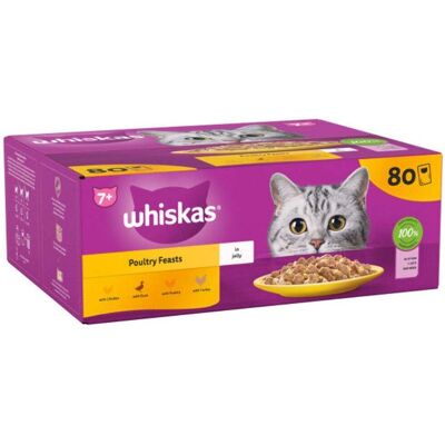Whiskas - 7+ Cat Pouches - Poultry - Cat Pouch Whiskas - 7+ Cat Pouches - Poultry - Cat Pouch