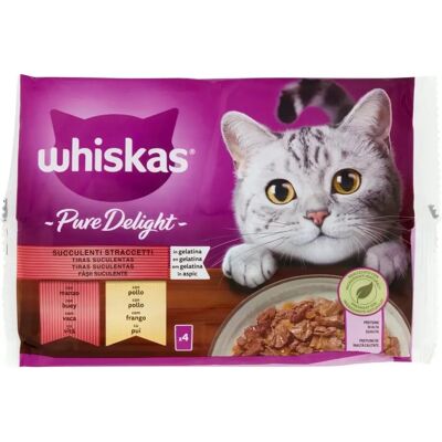 Whiskas Pure Delight Gatto - Straccetti Succulenti - Cibo per Gatti Whiskas Pure Delight Gatto - Straccetti Succulenti - Cibo per Gatti