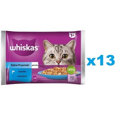 Whiskas Adult Pește în Gelatină - Mâncare pentru pisici Whiskas Adult Pește în Gelatină - Mâncare pentru pisici