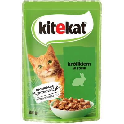 KITEKAT Kanin pástétom szószban felnőtt macskáknak KITEKAT Kanin pástétom szószban felnőtt macskáknak