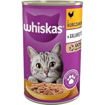 Whiskas Modell Hühnchen Gelee - Nassfutter 400 g Whiskas Modell Hühnchen Gelee - Nassfutter 400 g
