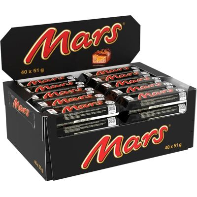 Mars - Chocolatina crema de turrón y caramelo - Barre chocolatée - Publicité Mars - Chocolatina crema de turrón y caramelo - Barre chocolatée - Publicité