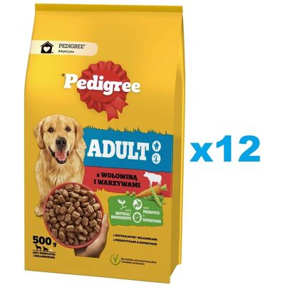 PEDIGREE Adult Trockenfutter mit Rindfleisch und Gemüse PEDIGREE Adult Trockenfutter mit Rindfleisch und Gemüse