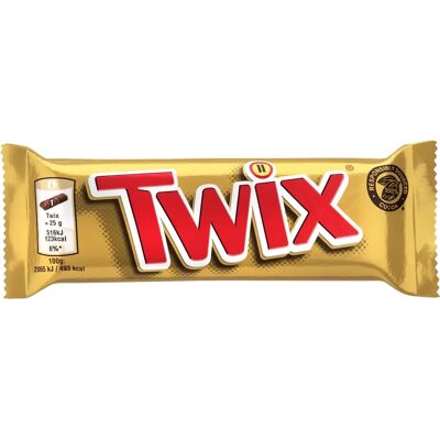 Twix - 25 Kappaletta x 50g - Rapea Keksi ja Pehmeä Karamelli Suklaalla Päällystetty Twix - 25 Kappaletta x 50g - Rapea Keksi ja Pehmeä Karamelli Suklaalla Päällystetty