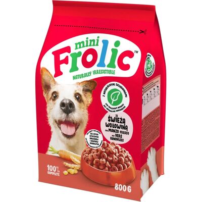 FROLIC Mini Naturally Irresistible - Nourriture pour petits chiens - Publicité FROLIC Mini Naturally Irresistible - Nourriture pour petits chiens - Publicité