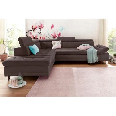 sit&more Limit L-Form Sofa - Mikrofaser ALTARA NUBUCK, mit Stauraum & Schlaffunktion sit&more Limit L-Form Sofa - Mikrofaser ALTARA NUBUCK, mit Stauraum & Schlaffunktion