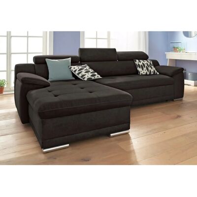 SIT & MORE Andiamo L-Form Ecksofa - Schwarz - Modern, Reversibel, Microfaser SIT & MORE Andiamo L-Form Ecksofa - Schwarz - Modern, Reversibel, Microfaser