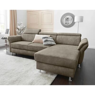 Sit & More Avignon L-Form Sofa - Mikrofaser, Verstellbar, Stauraum - Sofa Sit & More Avignon L-Form Sofa - Mikrofaser, Verstellbar, Stauraum - Sofa