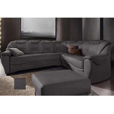 SIT & MORE Benson L-Form Sofa - Microfaser, Grau, 265cm SIT & MORE Benson L-Form Sofa - Microfaser, Grau, 265cm