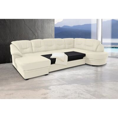 SIT & MORE Savoni U-Form Couch - U-Form, Leder, Recamiere links, Bettfunktion SIT & MORE Savoni U-Form Couch - U-Form, Leder, Recamiere links, Bettfunktion