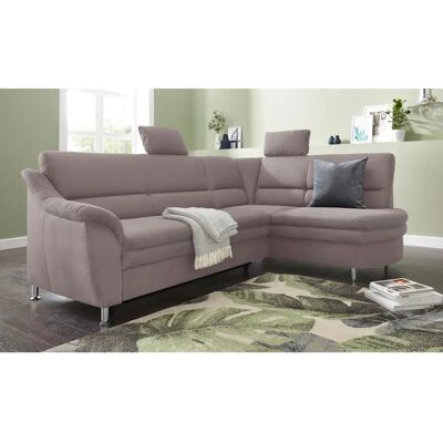 SIT & MORE Cardoso L-Form Sofa - Mikrofaser, Grau, mit Bett & Stauraum SIT & MORE Cardoso L-Form Sofa - Mikrofaser, Grau, mit Bett & Stauraum