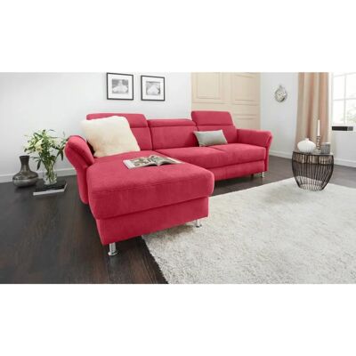 SIT & MORE Avignon L-Form Rotes Sofa - Ecksofa SIT & MORE Avignon L-Form Rotes Sofa - Ecksofa