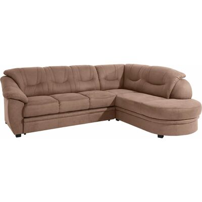 SIT&MORE Savoni L-Form Sofa - Microfaser, Rechts Ottomane SIT&MORE Savoni L-Form Sofa - Microfaser, Rechts Ottomane