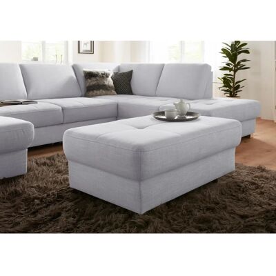 SIT & MORE Santorini Silber Hocker - Hocker SIT & MORE Santorini Silber Hocker - Hocker