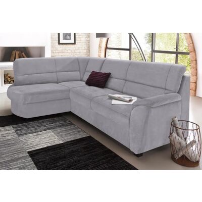 Sit & More Pandora L-Form Sofa - Modular, Grau, Mikrofaser Sit & More Pandora L-Form Sofa - Modular, Grau, Mikrofaser