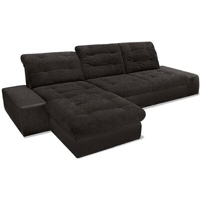 SIT & MORE Pale L-Form Sofa - Mikrofaser, Schwarz, 280cm SIT & MORE Pale L-Form Sofa - Mikrofaser, Schwarz, 280cm